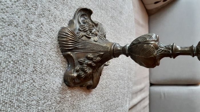 świecznik mosiężny - kandelabr