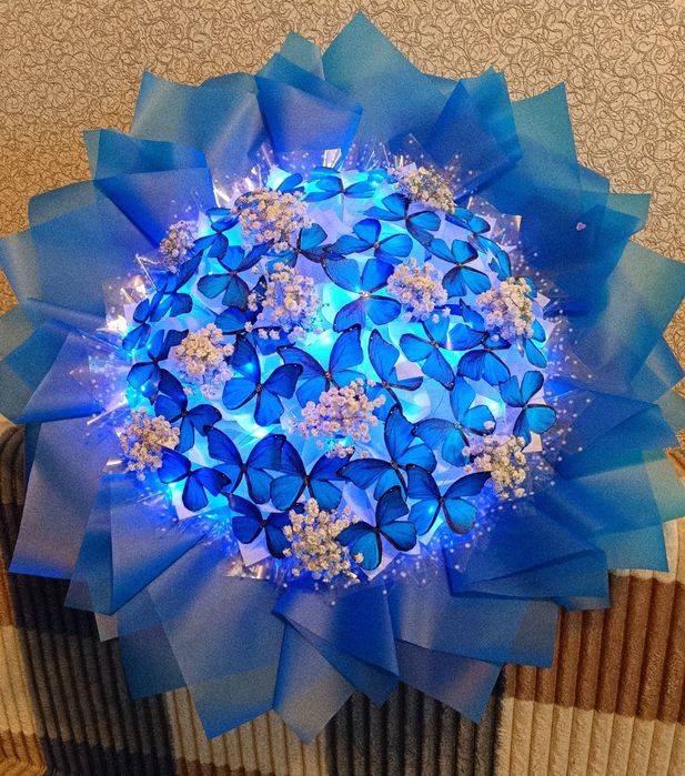 Букети с бабочек / букети з метеликів