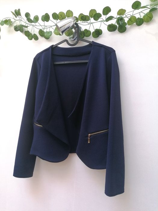 Casaco Curto Azul Marinho