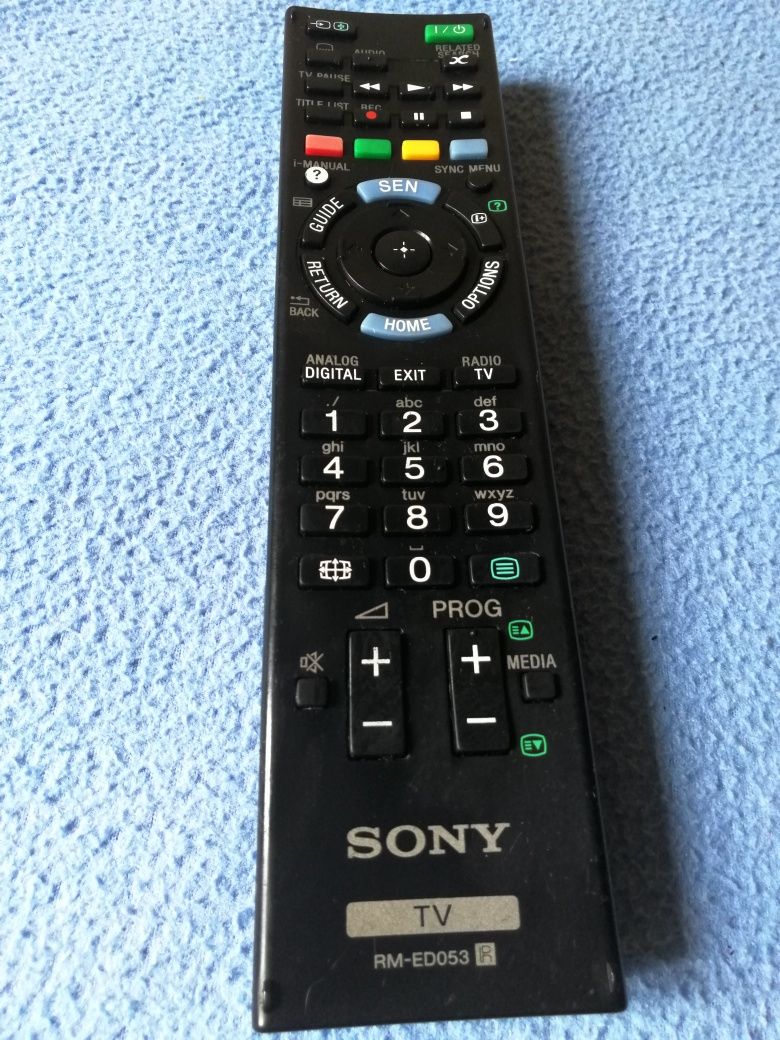 pilot SONY telewizor oryginalny RM-ED 053 telegazeta vintage PRL digit
