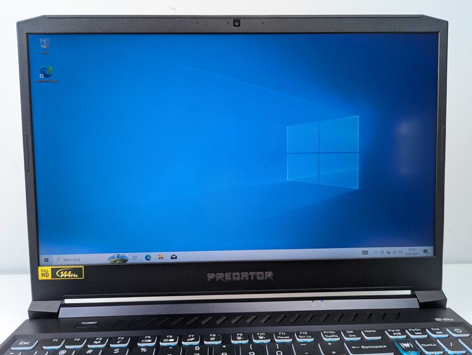 LAPTOP GAMINGOWY Acer Predator RTX 3060 Intel I7-10750H 144 hz