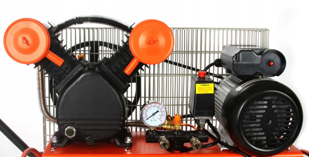 Kompresor olejowy sprężarka 115L (100L 150L) BJC V2 2x65 253l/min