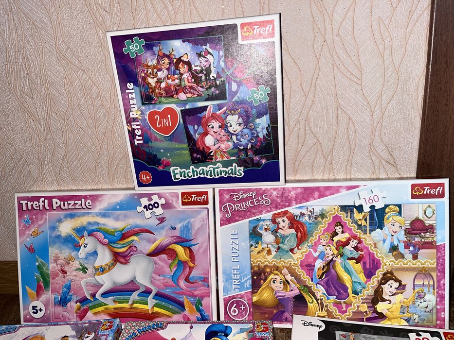 Пазли Trefl Gtoys Принцеси Єдиноріг Shimmer Щенячий патруль Frozen