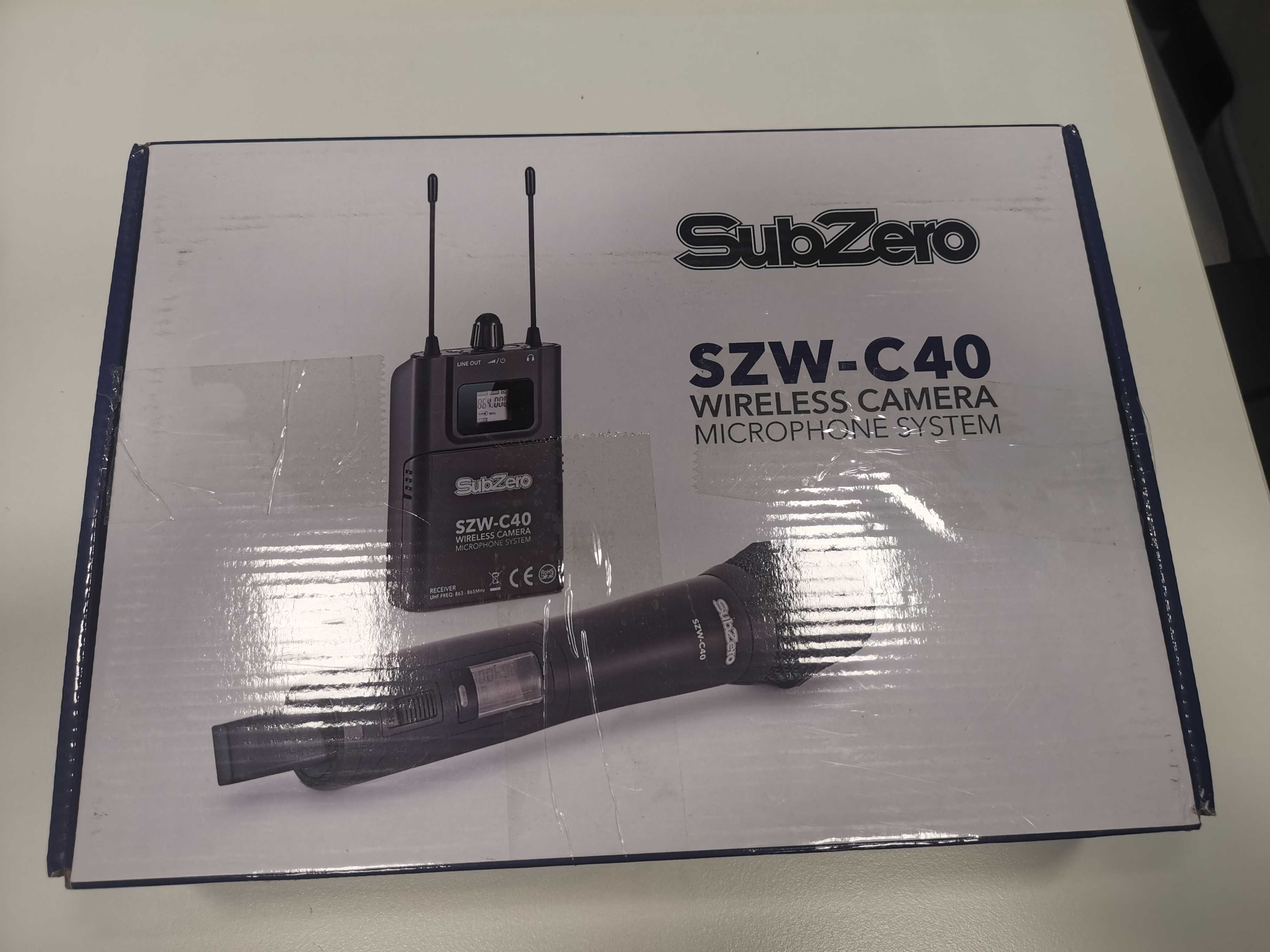 Microfone Lapela - SubZero SZW-C40 Camera Wireless Lavalier