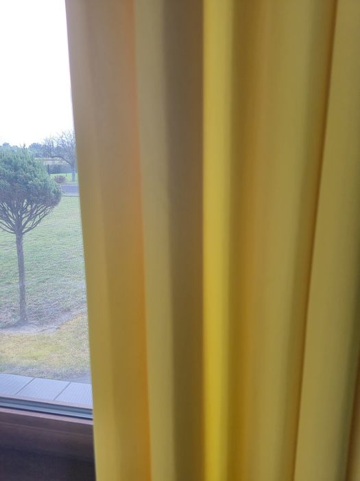 Zasłony żółte 145x250