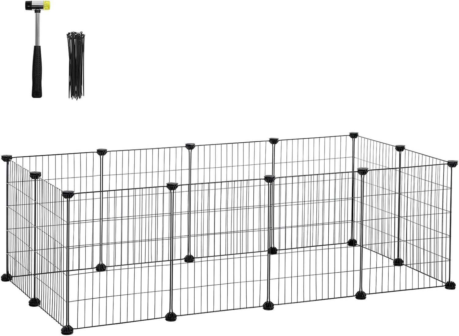 Kojec klatka dla zwierząt 143x73x46 wybieg królika świnki zagroda