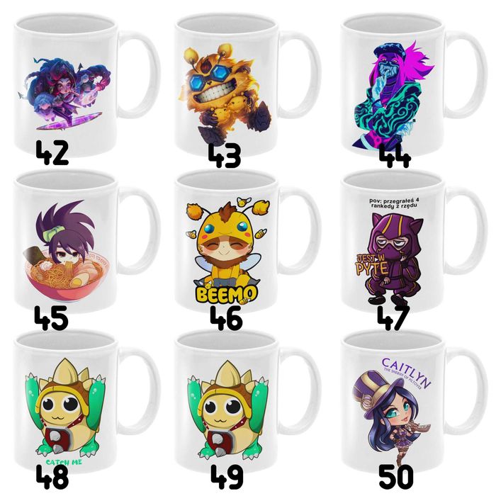Zac Elo Żelo Zabawny Kubek League Of Legends  Prezent 330ml+Opakowanie
