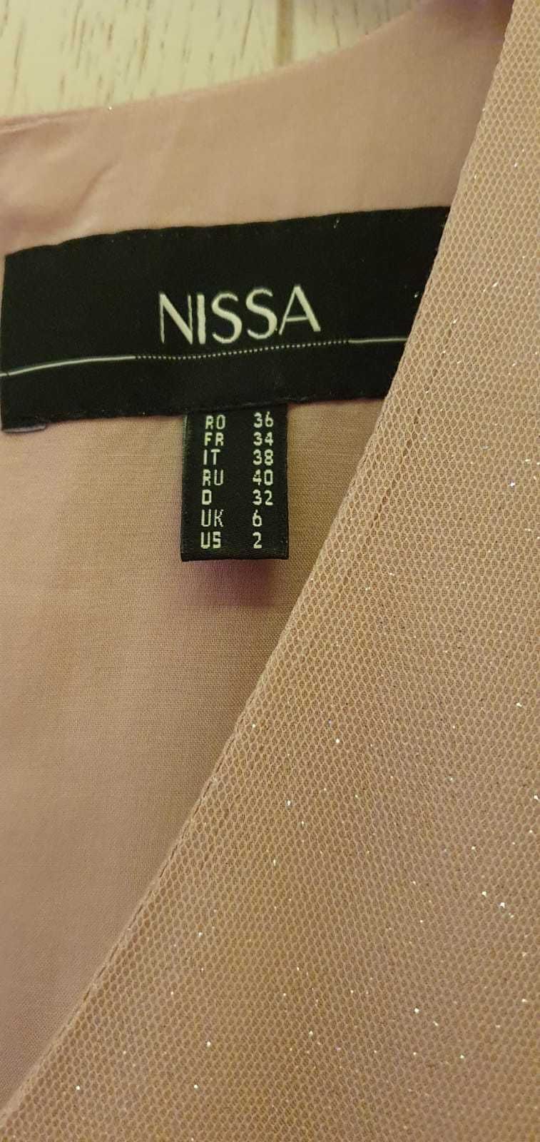 Sukienka NISSA rozmiar 36 różowa