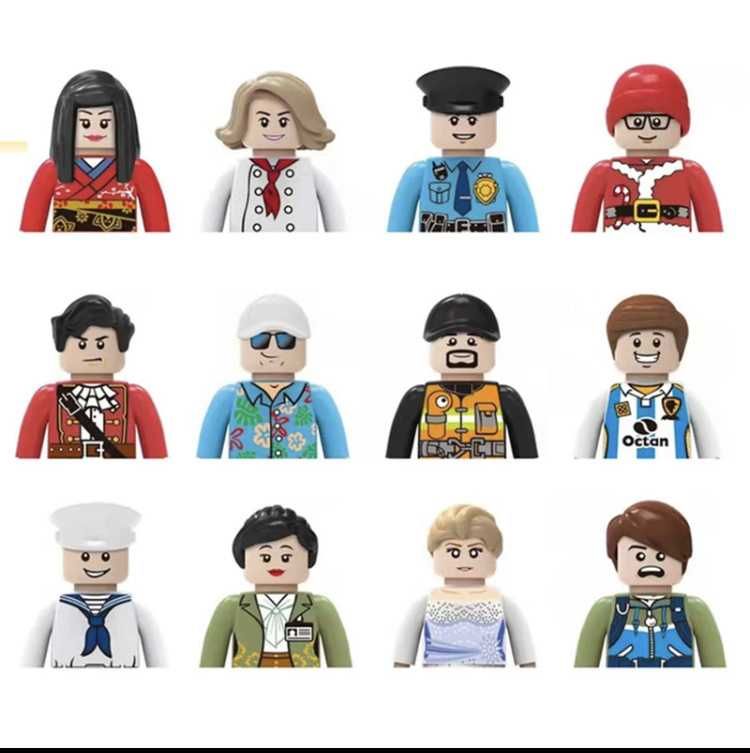 LEGO Ludziki Ninjago Friends Citi Harry Potter Losowe 10 szt