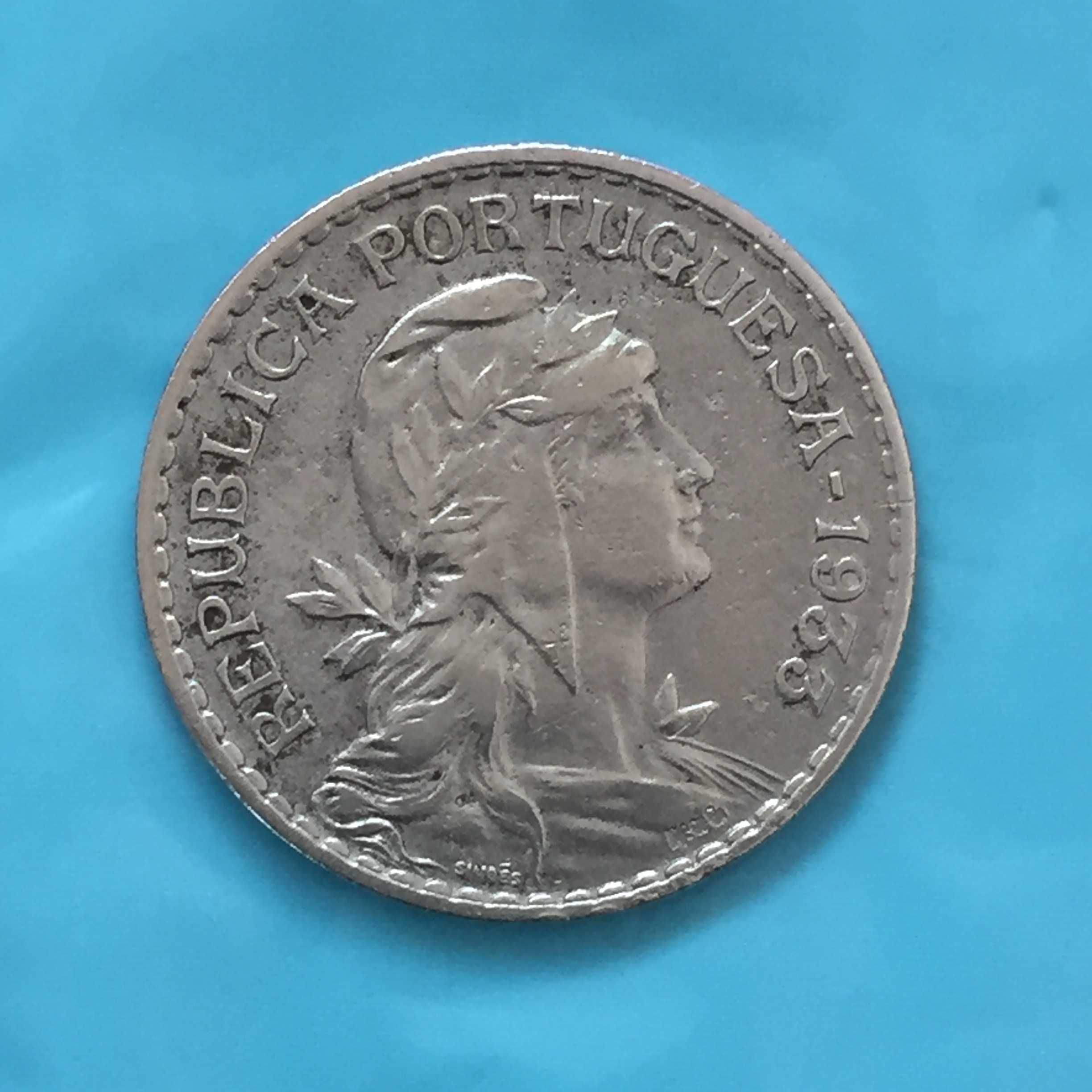 GUINÉ - 1 Escudo 1933 - alpaca