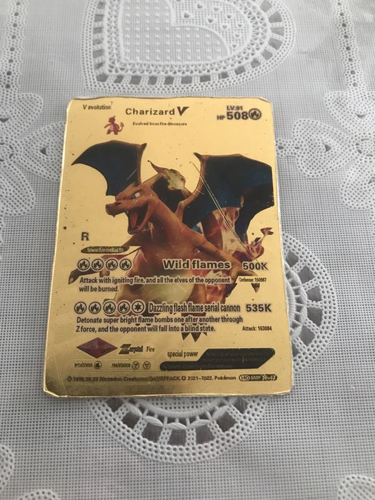 Cartes do Pokemon especial :Chalizard v,Chalizard v max,Charmander etc