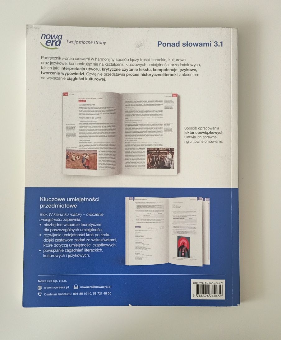 Podręcznik "Ponad słowami 3, cz. 1"