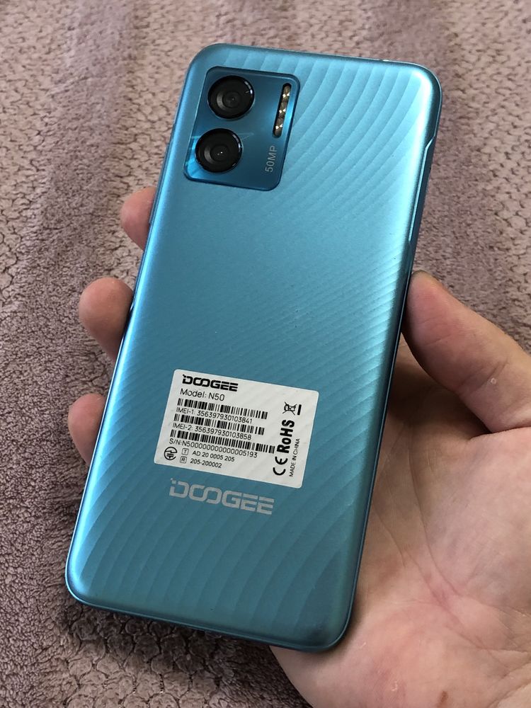 Телефон Doogee n50 8/128gn Android 13