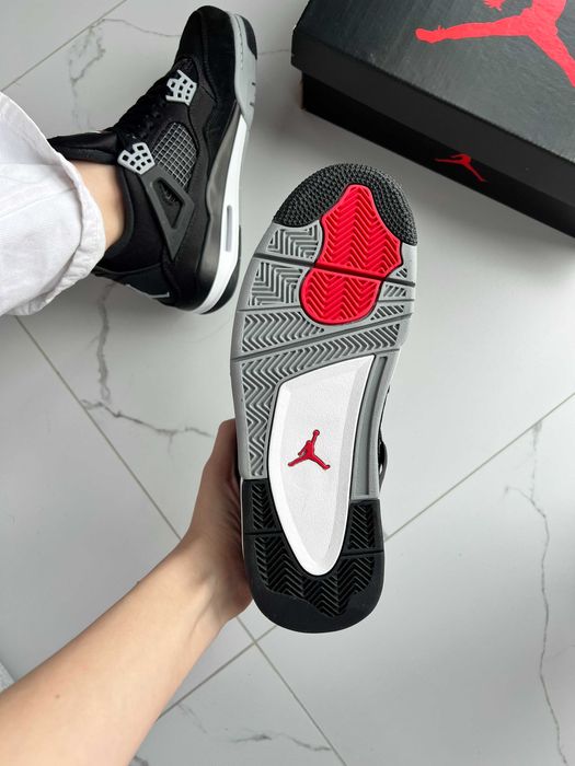 ‼️Кросівки Jordan 4 Retro SE Black Canvas