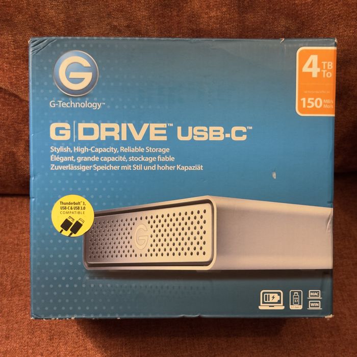 Disco Externo G-Drive 4TB – Novo, apenas testado
