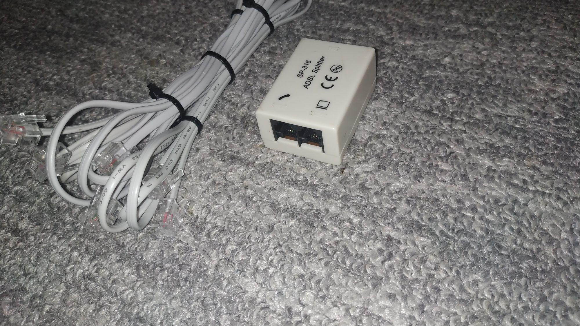 ADSL Splitter SP 316 + 3 кабеля к нему