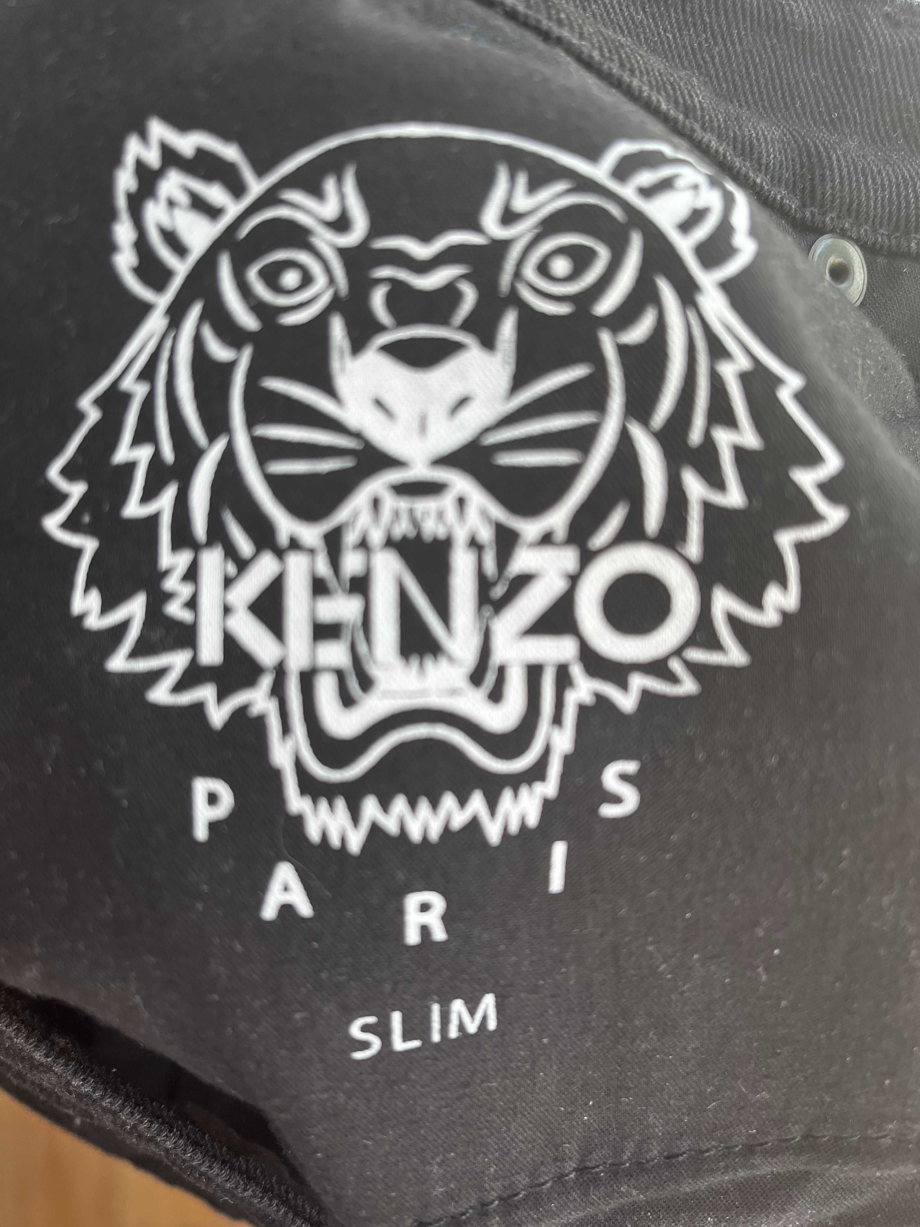 Spodnie Jeansowe czarne KENZO Vitkac (NOWE)