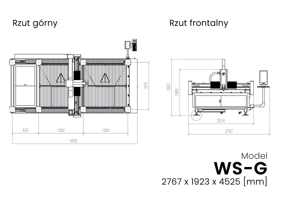 Fiber Laser Wycinarka Laserowa CNC Ploter 3015G Weni 3Kw GWEIKE