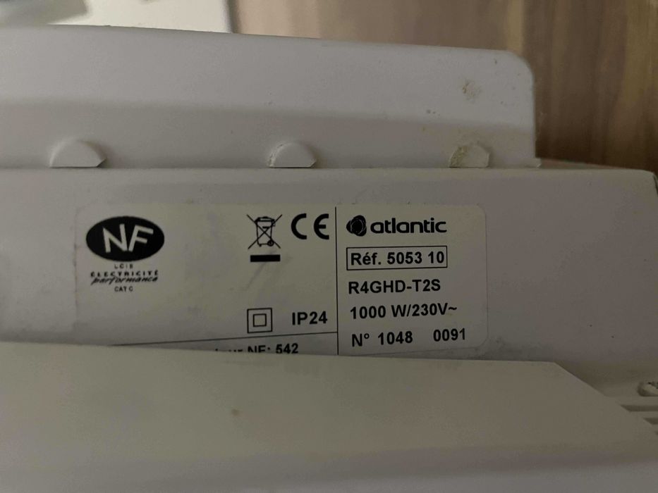 3 Aquecedores com emissor de calor ATLANTIC