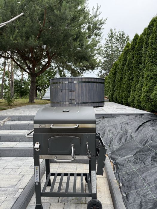 Domek caloroczny Mazury + jacuzzi  .