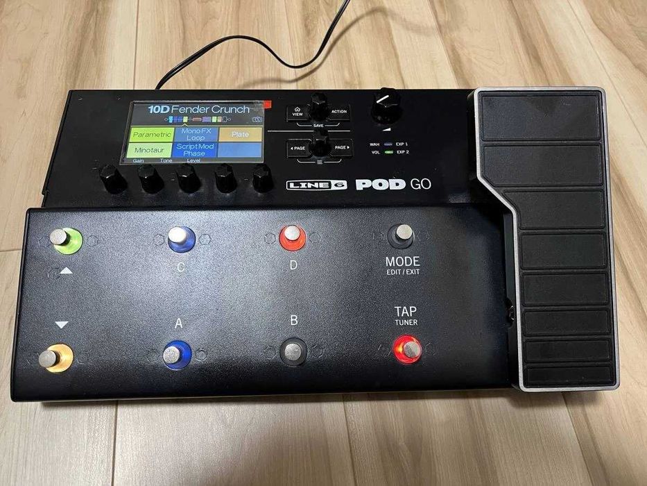 Line Pod 6 Go портативный гитарный процессор в отличном состоянии!