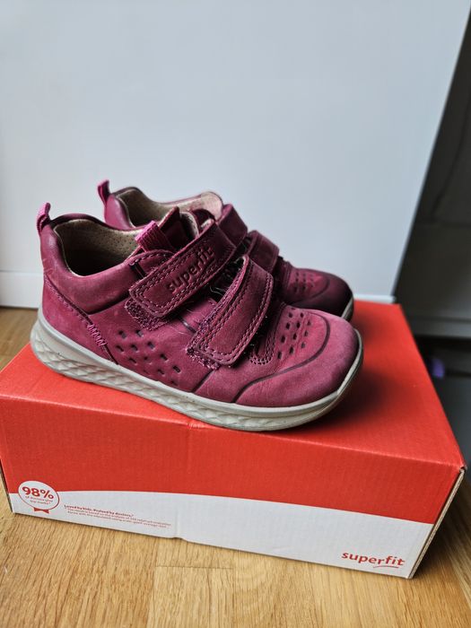 Buty Superfit BREEZE rozmiar 23 rot/rosa bordowe dziewczęce dziecięce