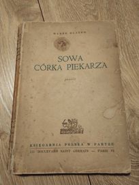 Hłasko Sowa córka piekarza Księgarnia Polska w Paryżu antyk