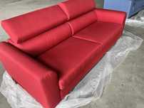 Sofa czerwona bez funkcji