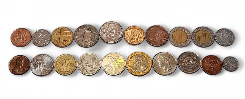 Набір монет Північної та південної Америки