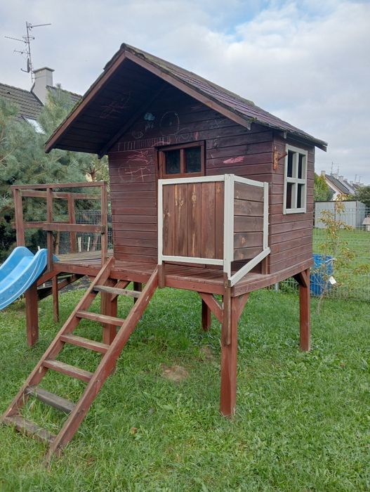 Domek drewniany ogrodowy
