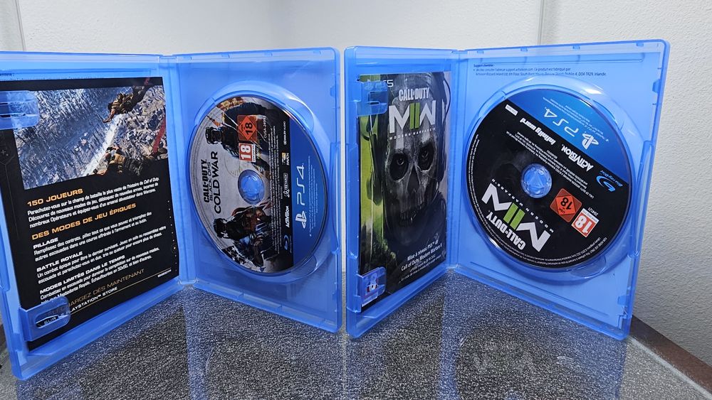 Pack 2X Call of Duty Modern Warfare II Black Ops Cold War PS4