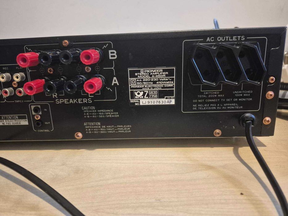 Wzmacniacz Pioneer A-450R kultowa końcówka A-400