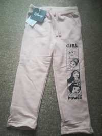 Nowe spodnie dresowe dla dziewczynki rozmiar 98