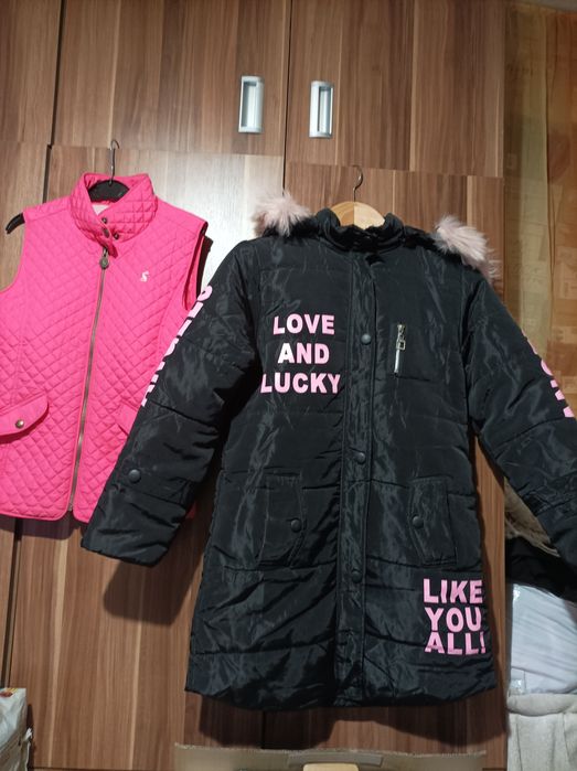 Kurtka i kamizelka roz 152/158