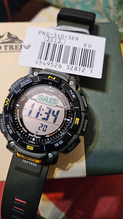 Чоловічий годинник Casio Pro Trek PRG-340-3ER 3513