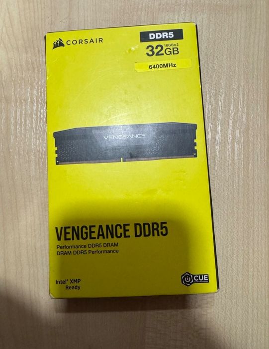 RAM Corsair DDR5 32GB 16gb 2x 6400MHz XMP Ready nowe okazja kości pami