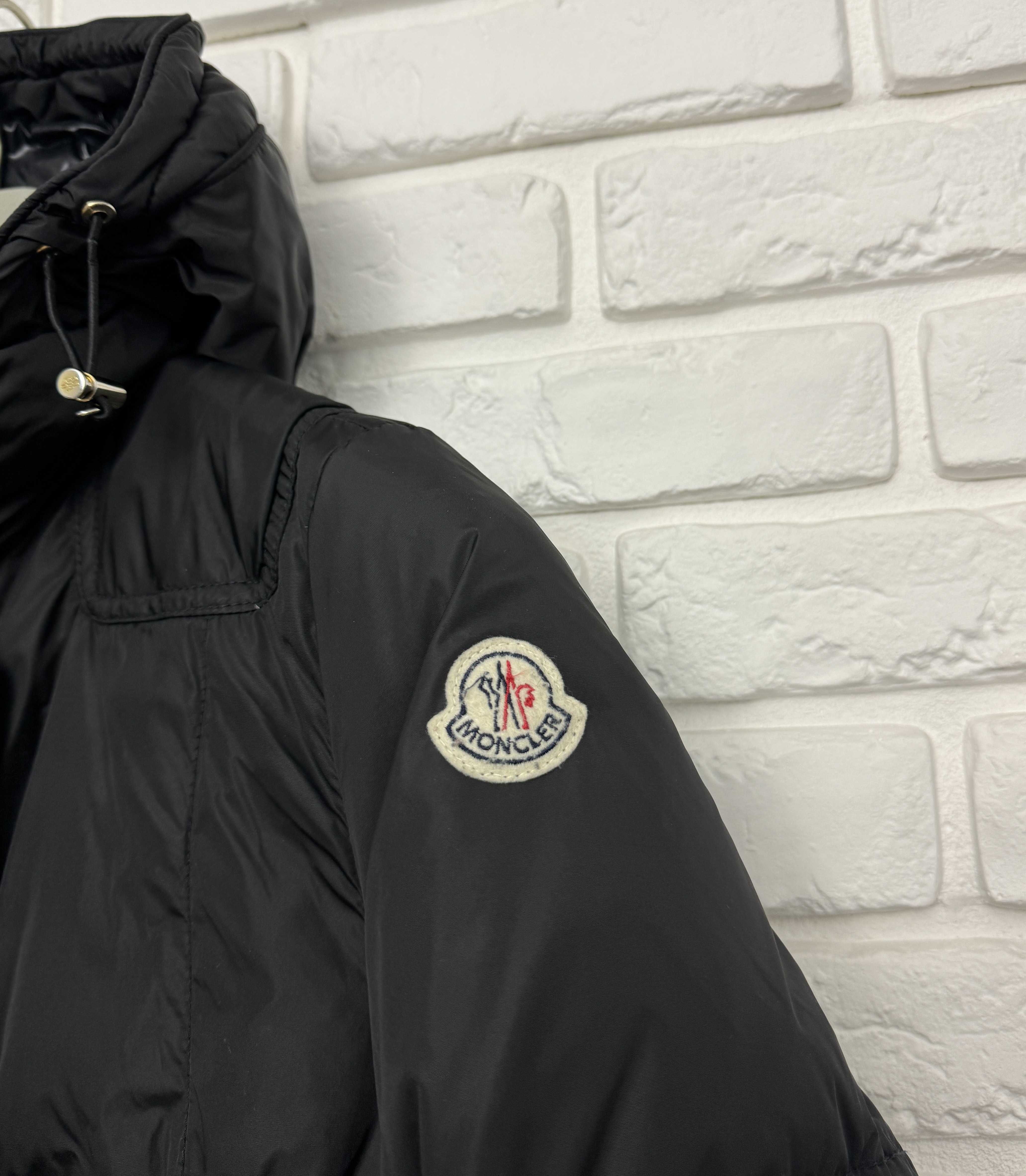 Oryginalna Kurtka Puchowa Damska Moncler Elixir Down Puffer Rozmiar 2