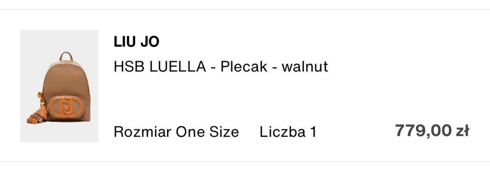 Plecak torba Liu Jo  Stan Idealny