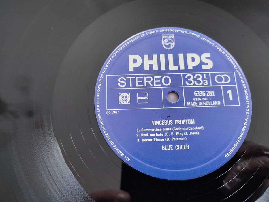 Blue Cheer ‎– Vincebus Eruptum Vinyl Ed. Holandesa