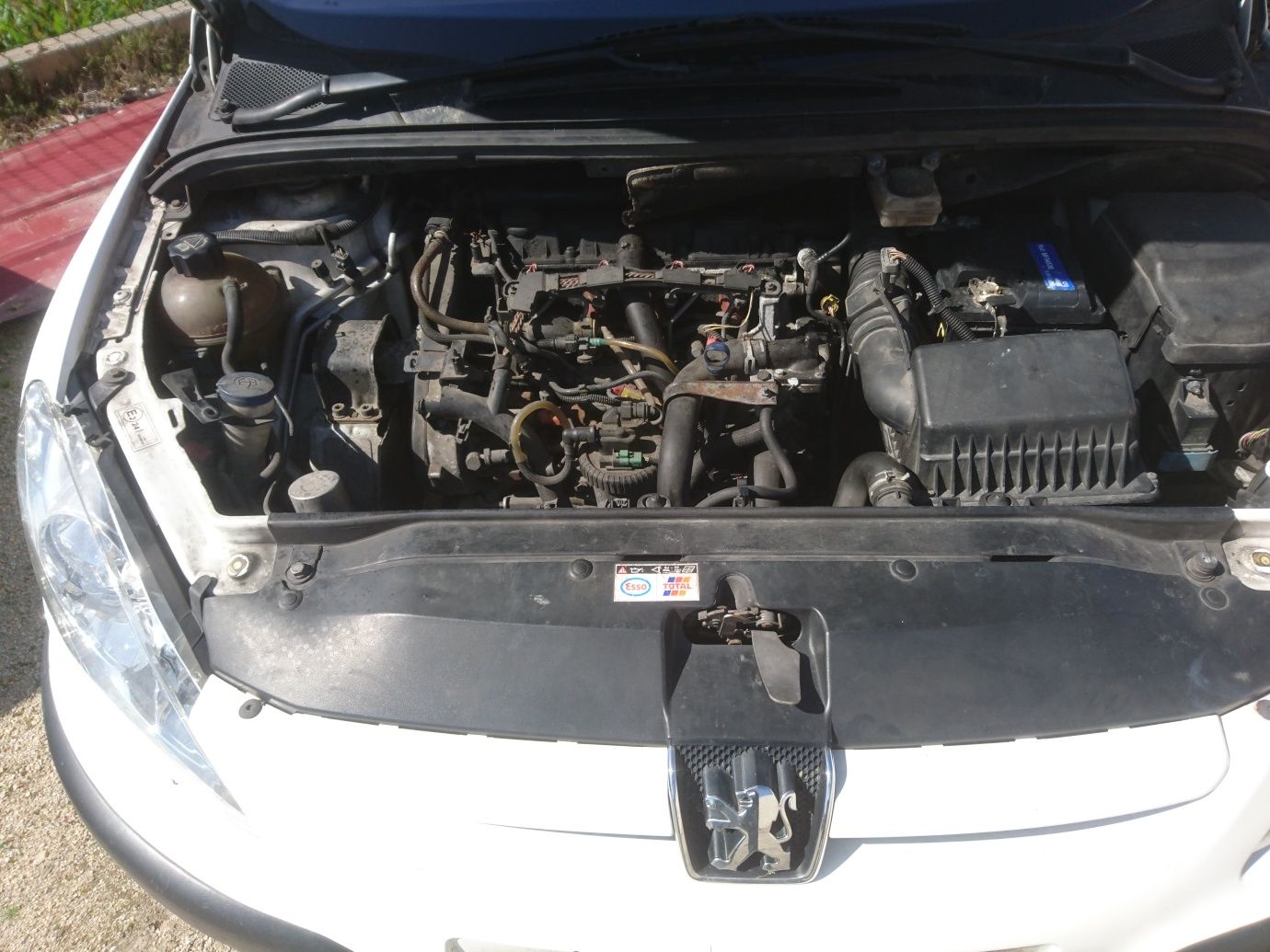 Peças Peugeot 307 Motor 2.0HDI RHY, frente completa, airbags, porta