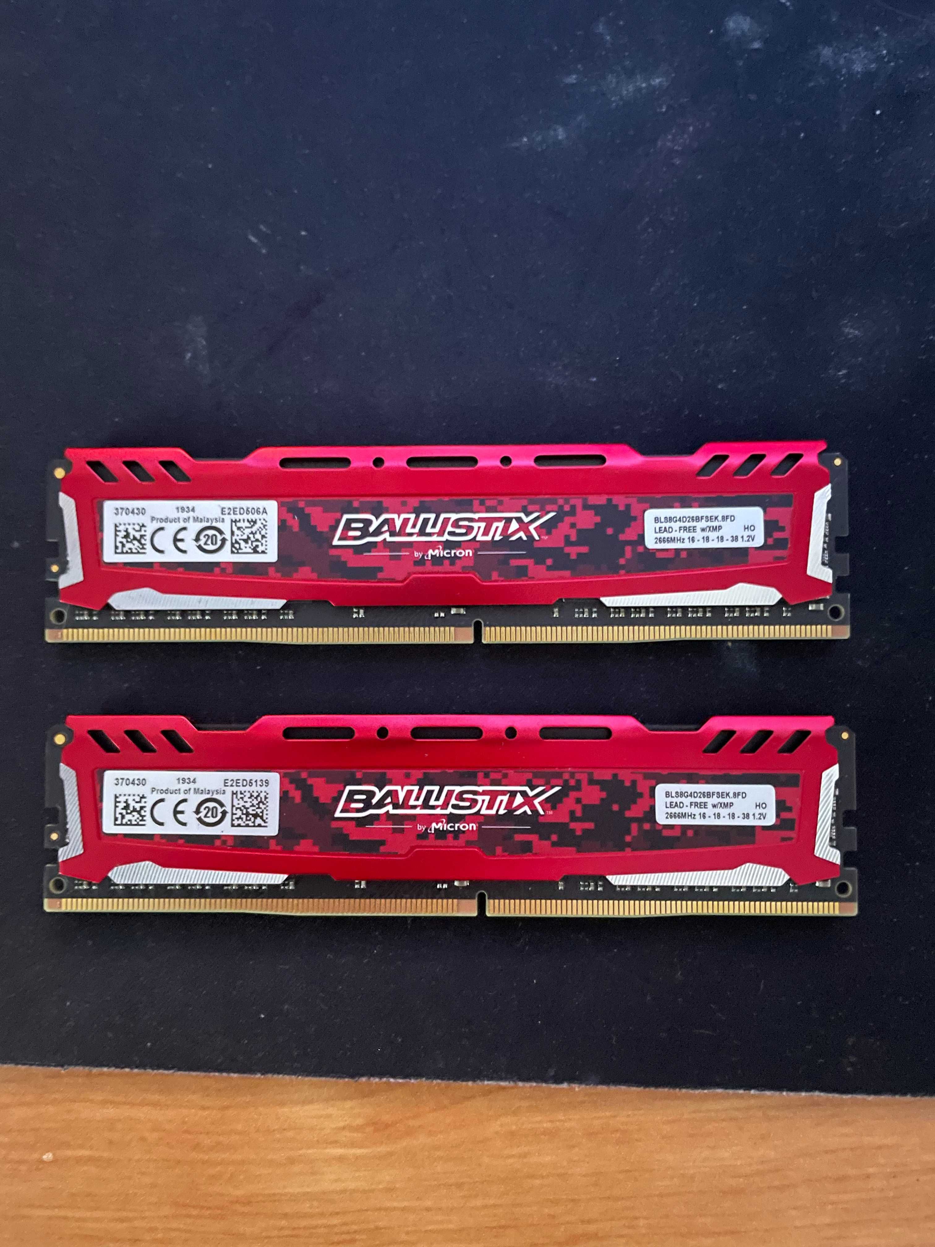 Memoria Ram 2 x 8 Gb 2666 Hz