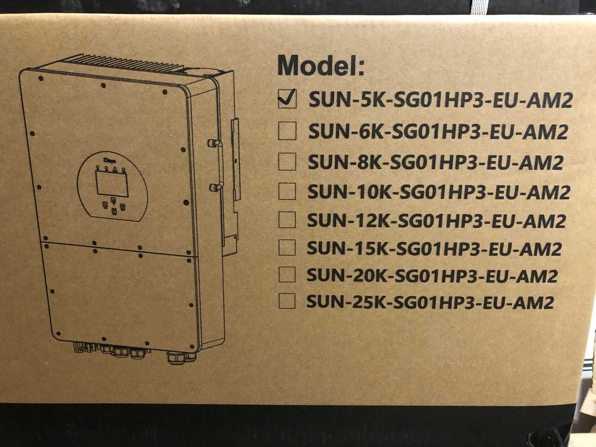 Falownik hybrydowy Deye SUN-5k-SG01HP3-EU-AM2 - ostatnia sztuka