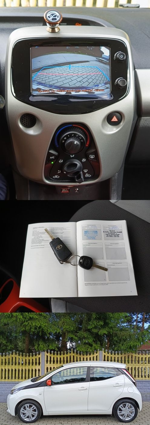 Toyota Aygo X model 2018r Klima Kamera cofania 5d wzorowy egzemplarz