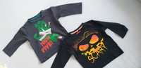 2szt t-shirt Halloween rozm. 92