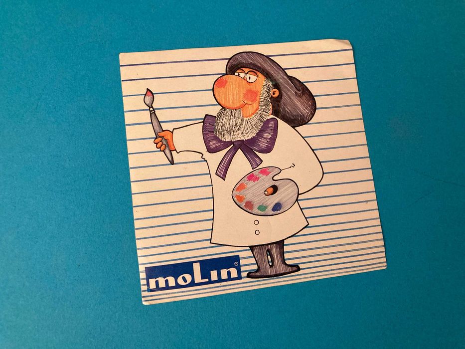 Raro Autocolante da marca Molin Anos 80