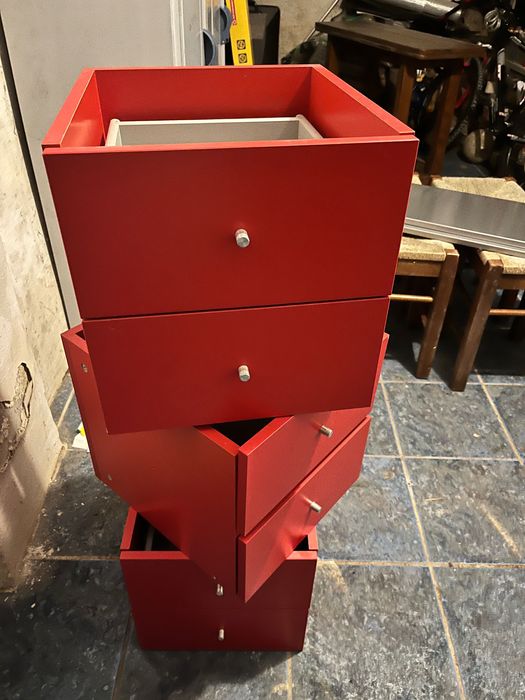 gavetas  para estante IKEA