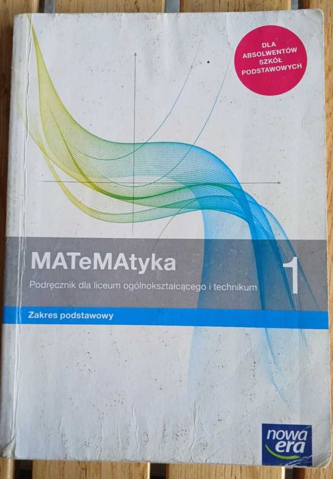 Podręcznik MATeMAtyka 1 Nowa Era