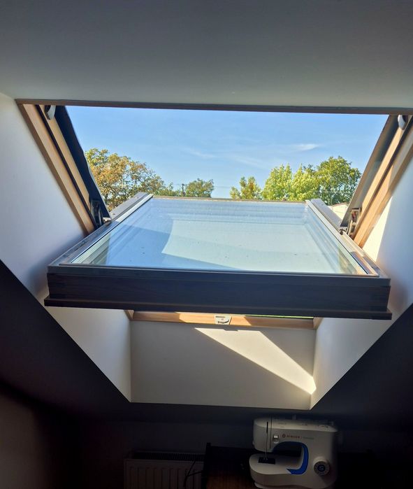 Okna dachowe po demontażu