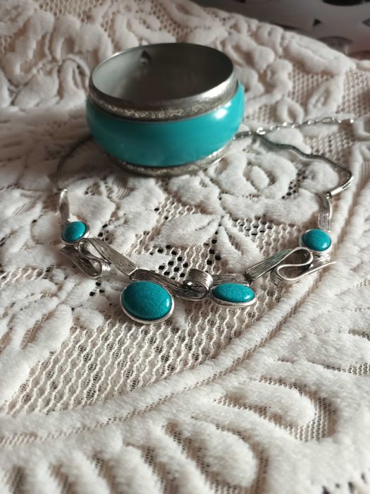 komplet bizuteri bransoletka i naszyjnik