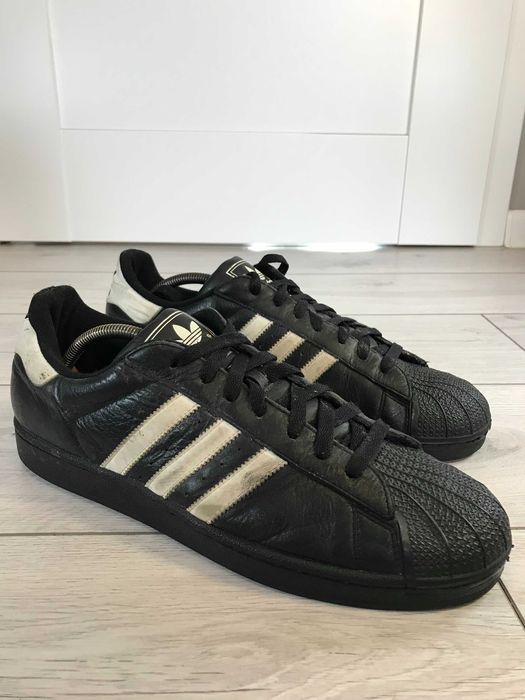 Buty Adidas Superstar czarne skórzane rozm. 46,5